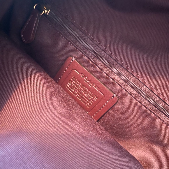 Authentic Coach Backpack- COURT in Boysenberry. NWT. - Picture 6 of 7